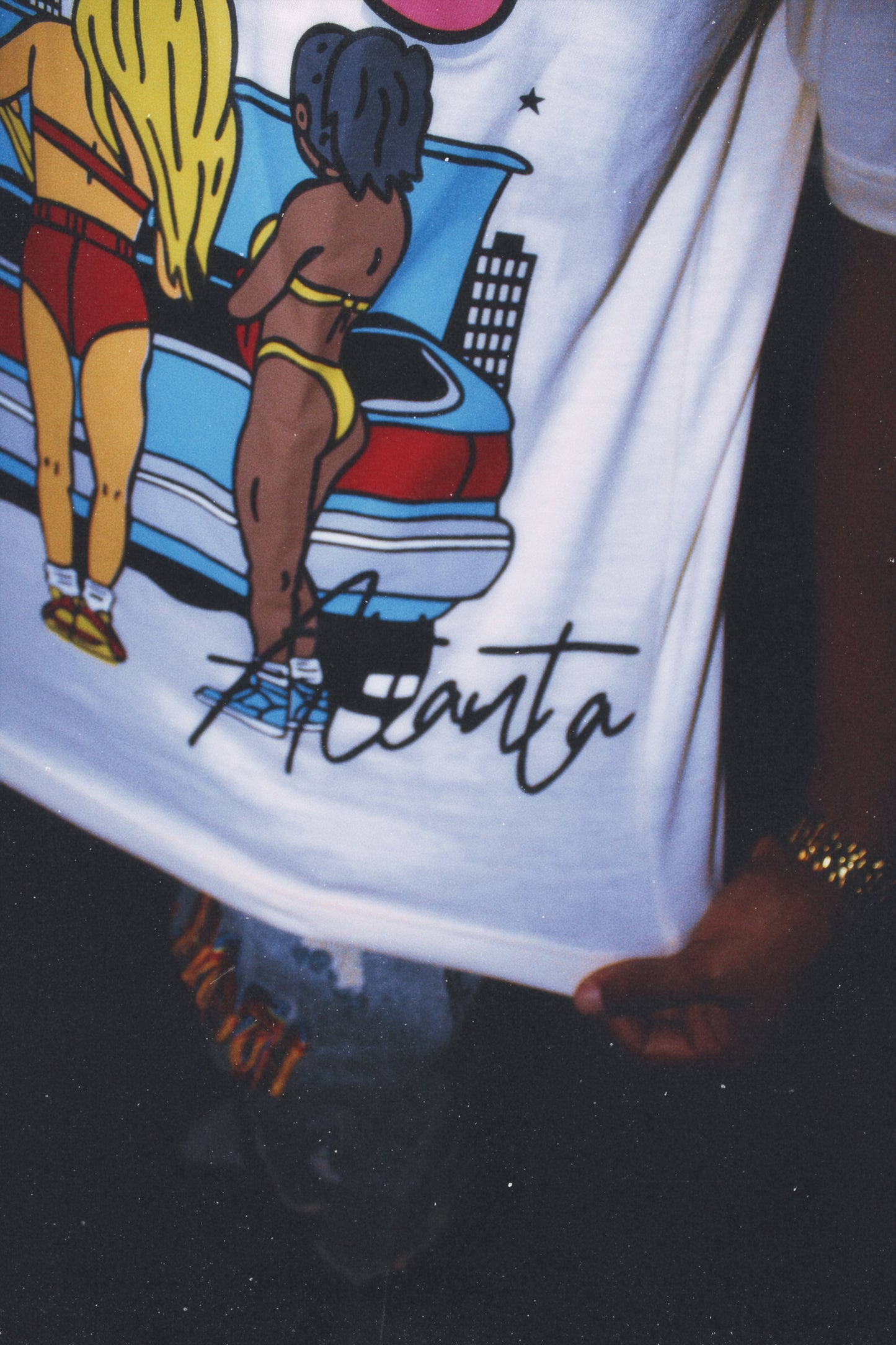 Girls Love Currency Premium Cream Box Tee